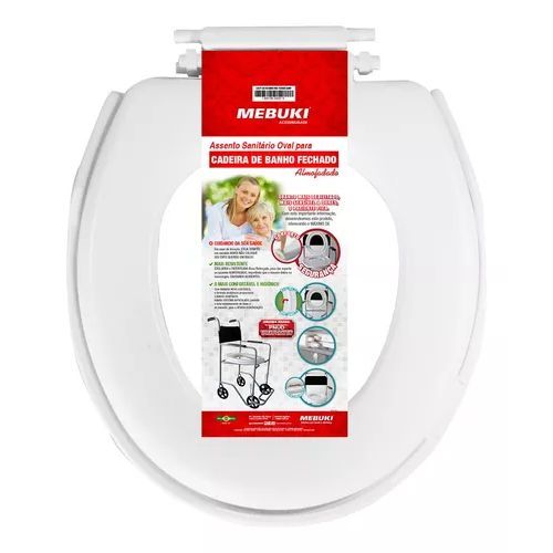 ASSENTO SANITARIO ALMOFADADO OVAL FECHADO...