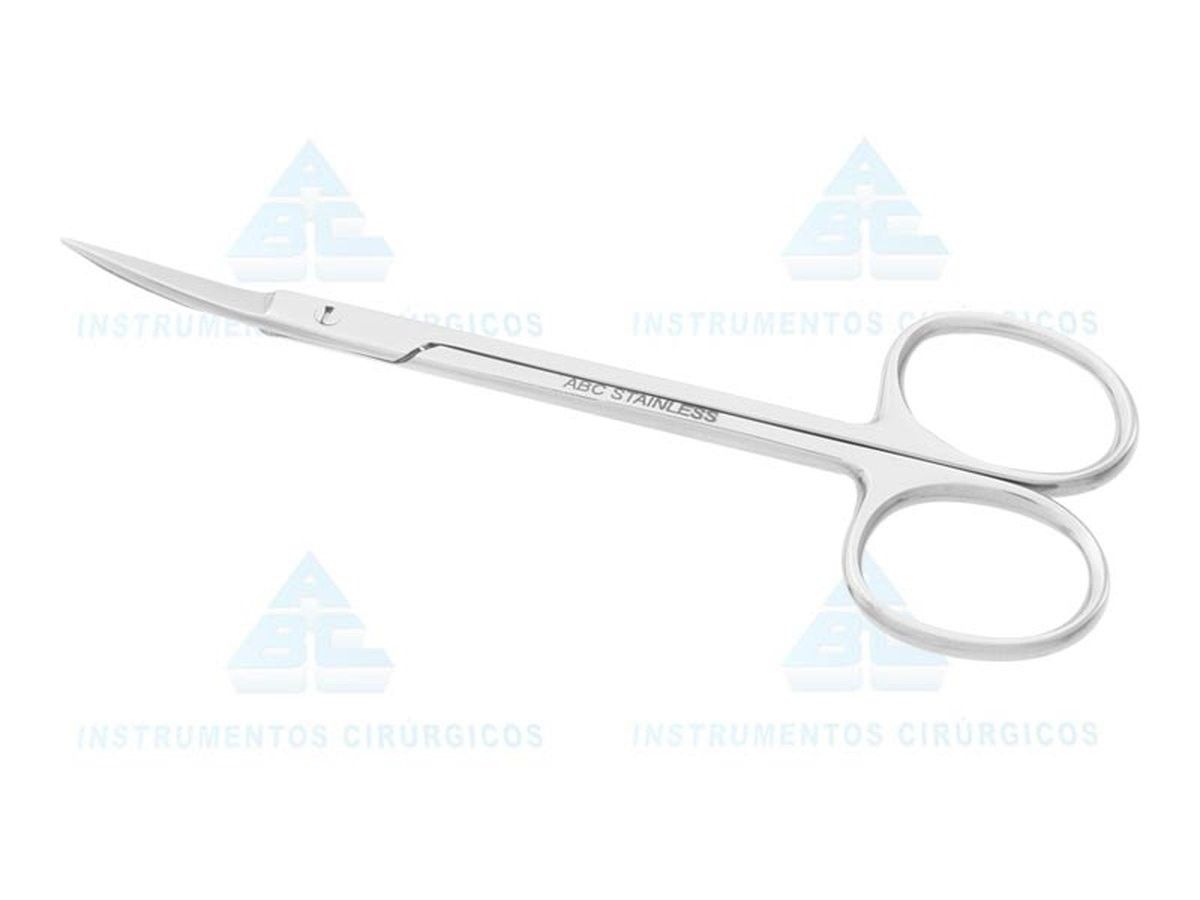 TESOURA P/ IRIS OU GENGIVA CURVA 12CM COD...