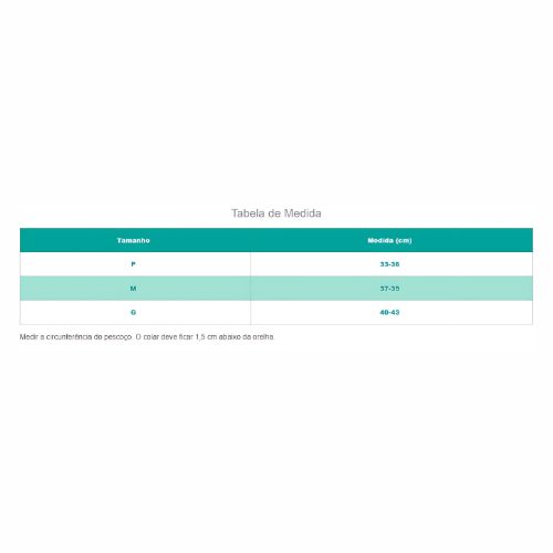 COLAR CERVICAL C/ APOIO MENTONI C130/C133...
