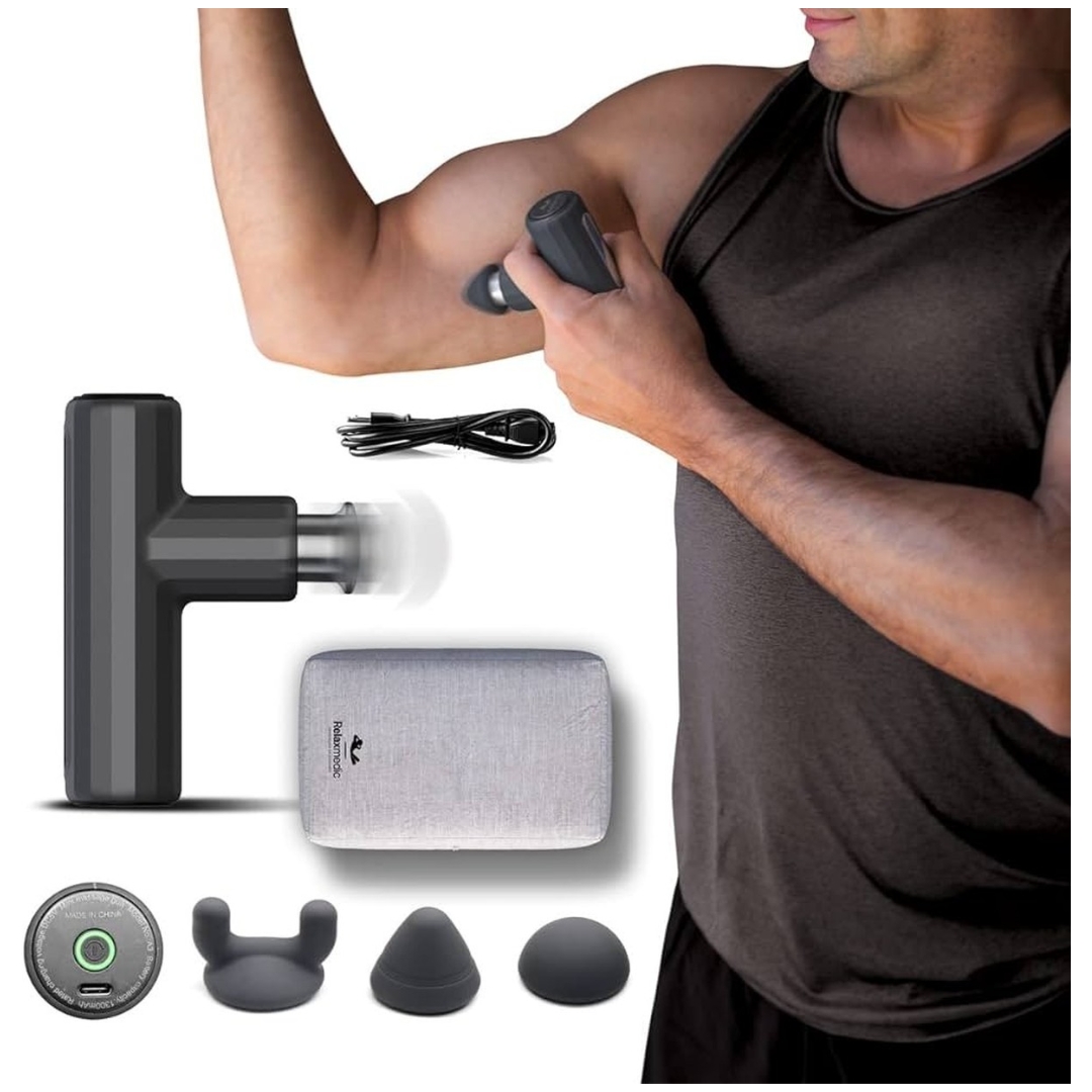 MASSAGEADOR PISTOLA MINI DEEP THERAPY REL...