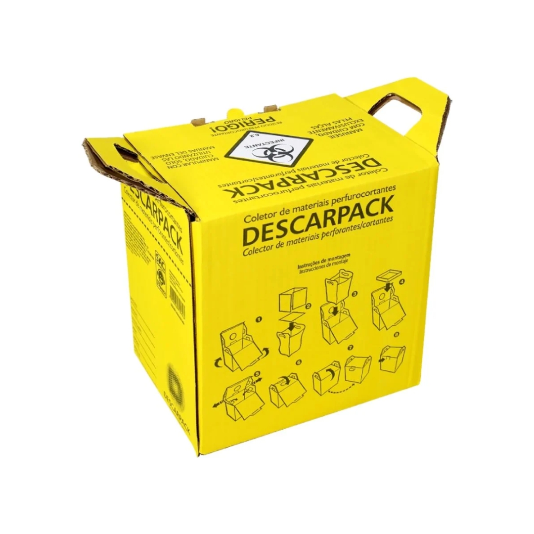 CAIXA COLETORA PERFURO CORTANTE  7L DESCA...