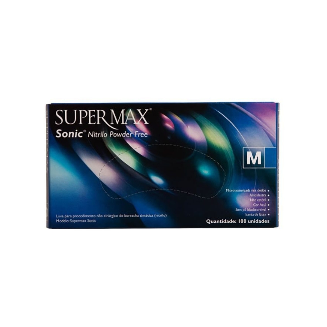 LUVAS DE PROCEDIMENTO NITRILO SONIC SUPERMAX