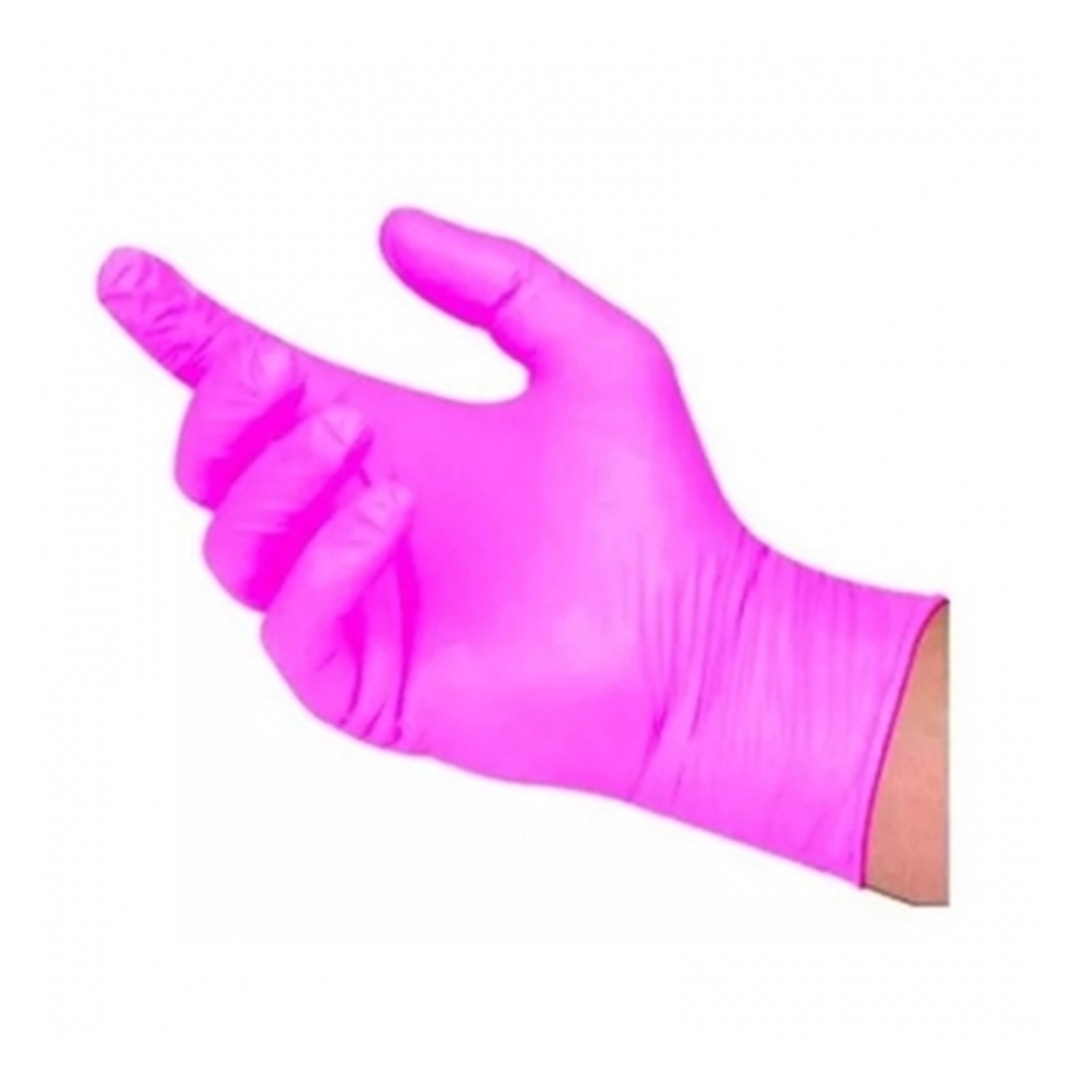 LUVAS DE PROCEDIMENTO NITRILO ROSA SUPERMAX