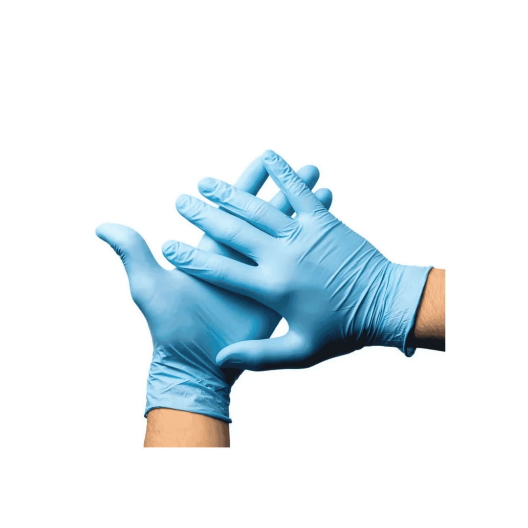 LUVAS DE PROCEDIMENTO NITRILO AZUL SUPERMAX