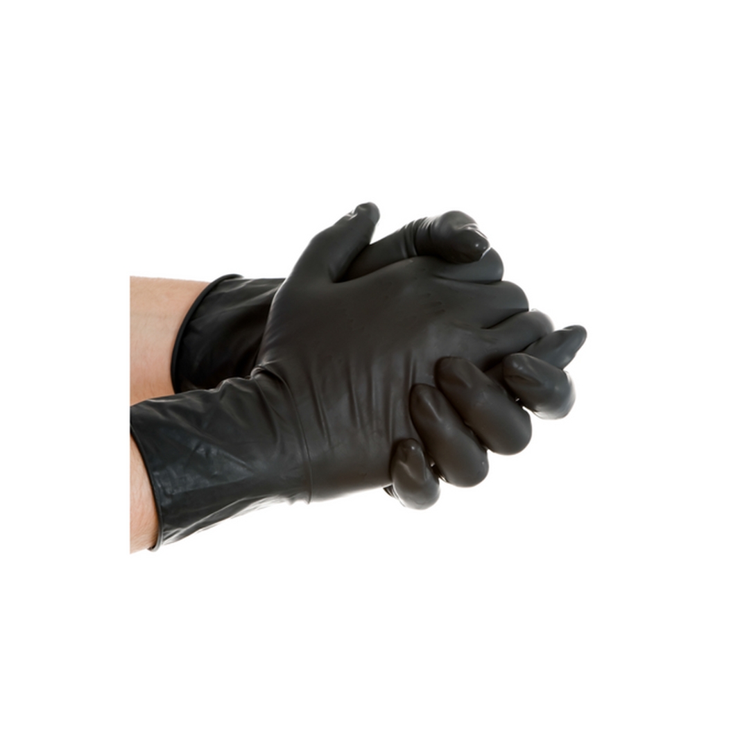LUVAS DE PROCED. NITRILO BLACK SUPERMAX
