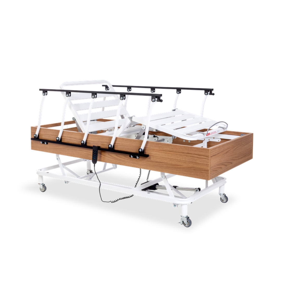 CAMA MAGNUM C/ELEVAÇÃO GRADE BASCUL E ROD...