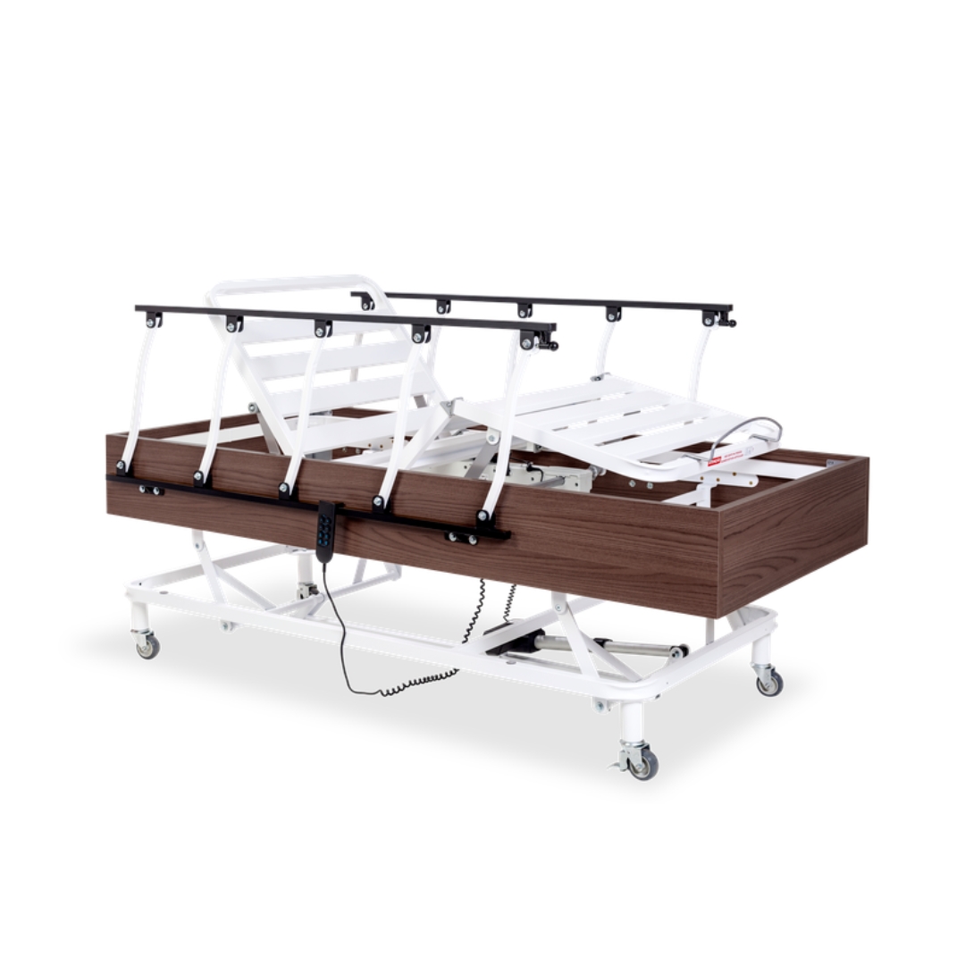 CAMA MAGNUM C/ELEVAÇÃO GRADE BASCUL E ROD...