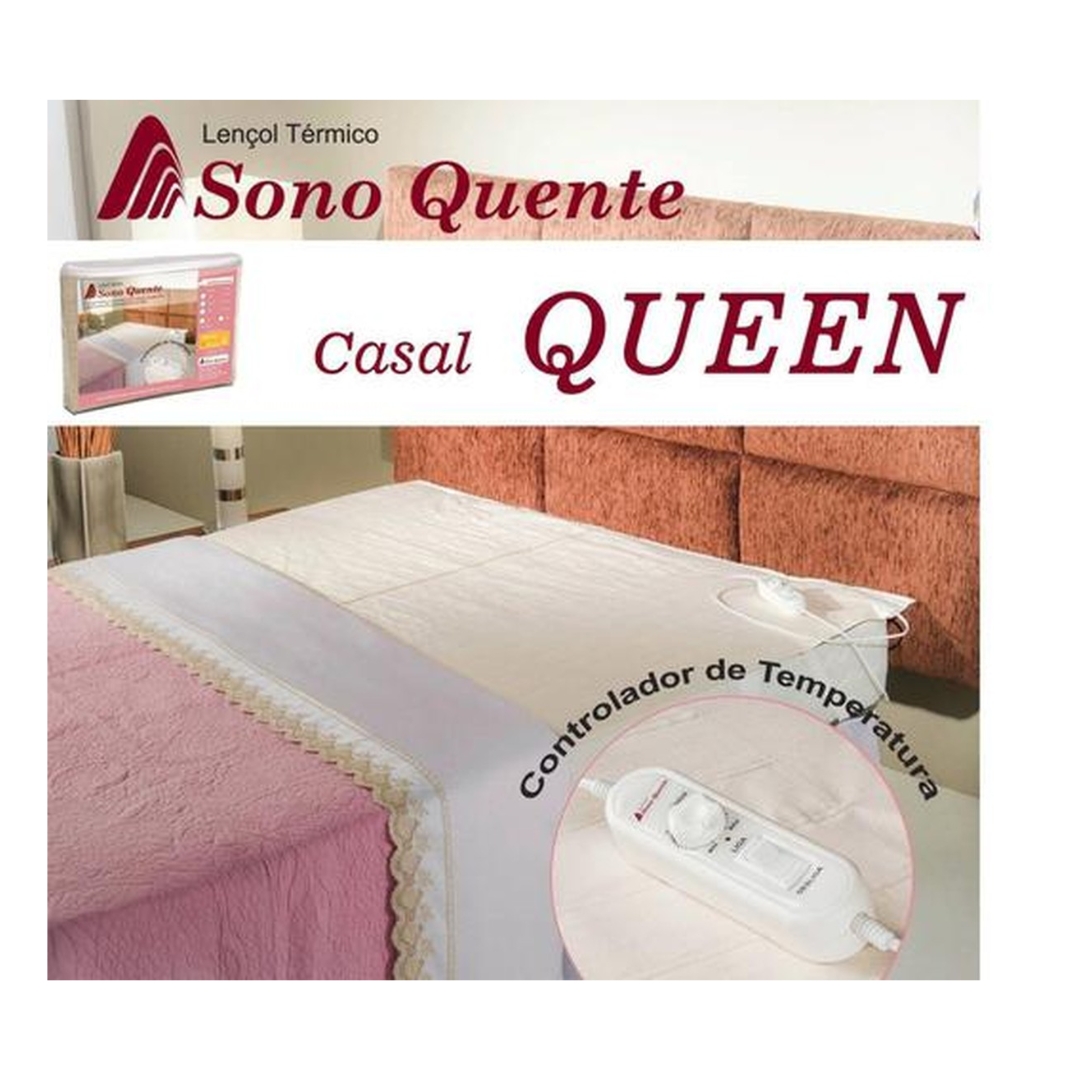 LENCOL TÉRMICO CASAL/QUEEN 10 TEMP.  SONO...