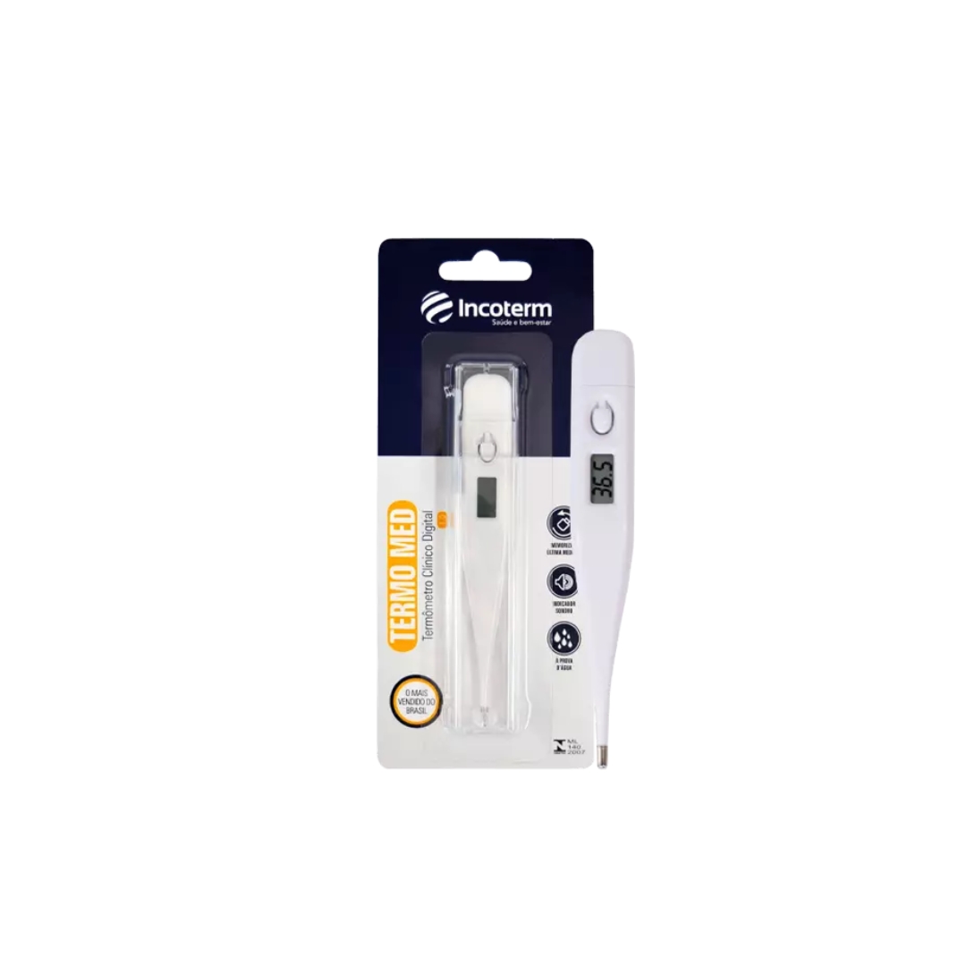 TERMOMETRO DIGITAL BRANCO INCOTERM