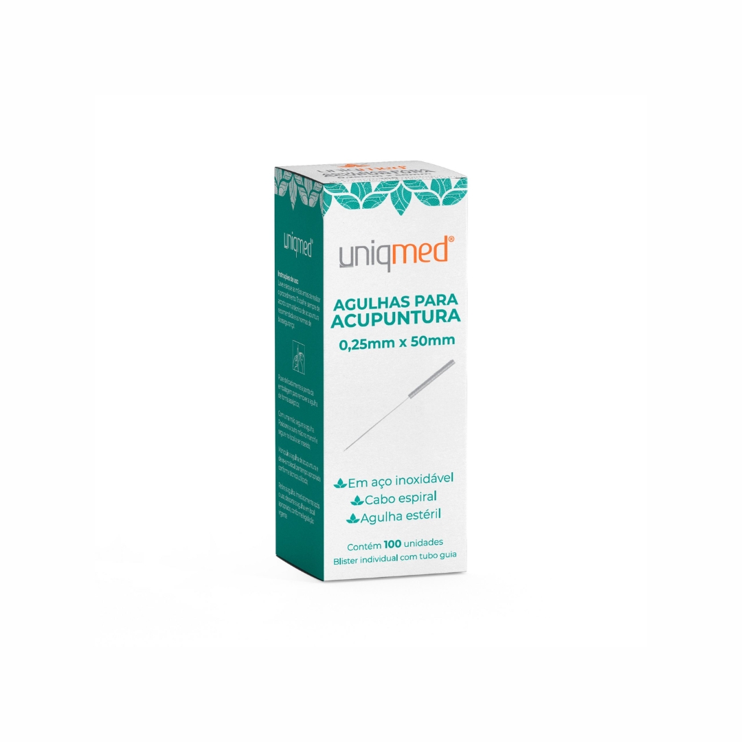 AGULHAS P/ ACUPUNTURA 0,25X50MM (CX C/100... AGULHAS P/ ACUPUNTURA 0,25X50MM (CX C/100...