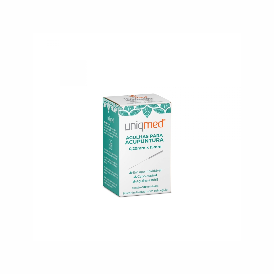 AGULHAS P/ACUPUNTURA 0,20X15MM (CX C/100... AGULHAS P/ACUPUNTURA 0,20X15MM (CX C/100...