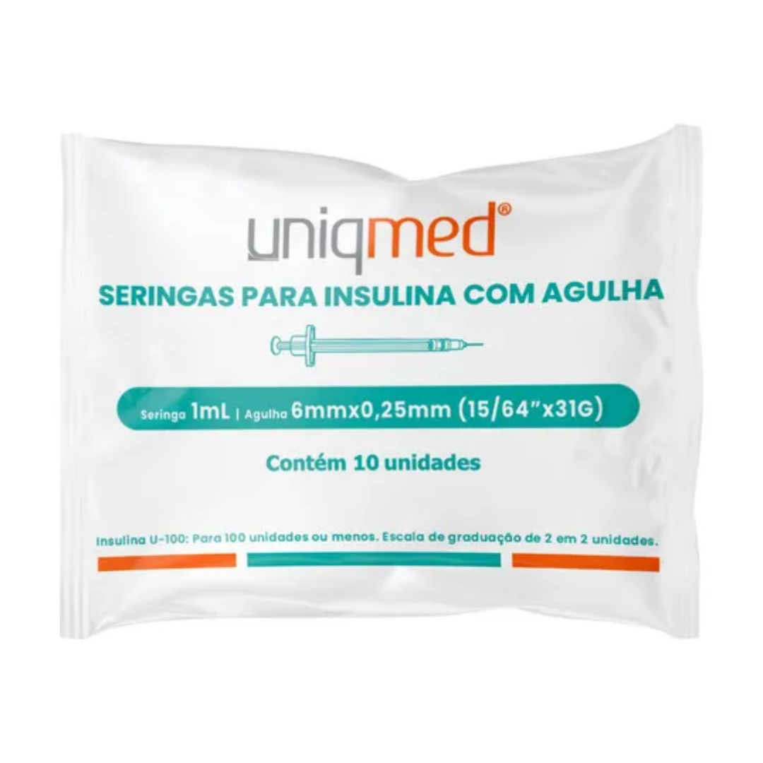 SERINGA P/INSULINA 1ML 6MMX31G PB PCT C/1... SERINGA P/INSULINA 1ML 6MMX31G PB PCT C/1...