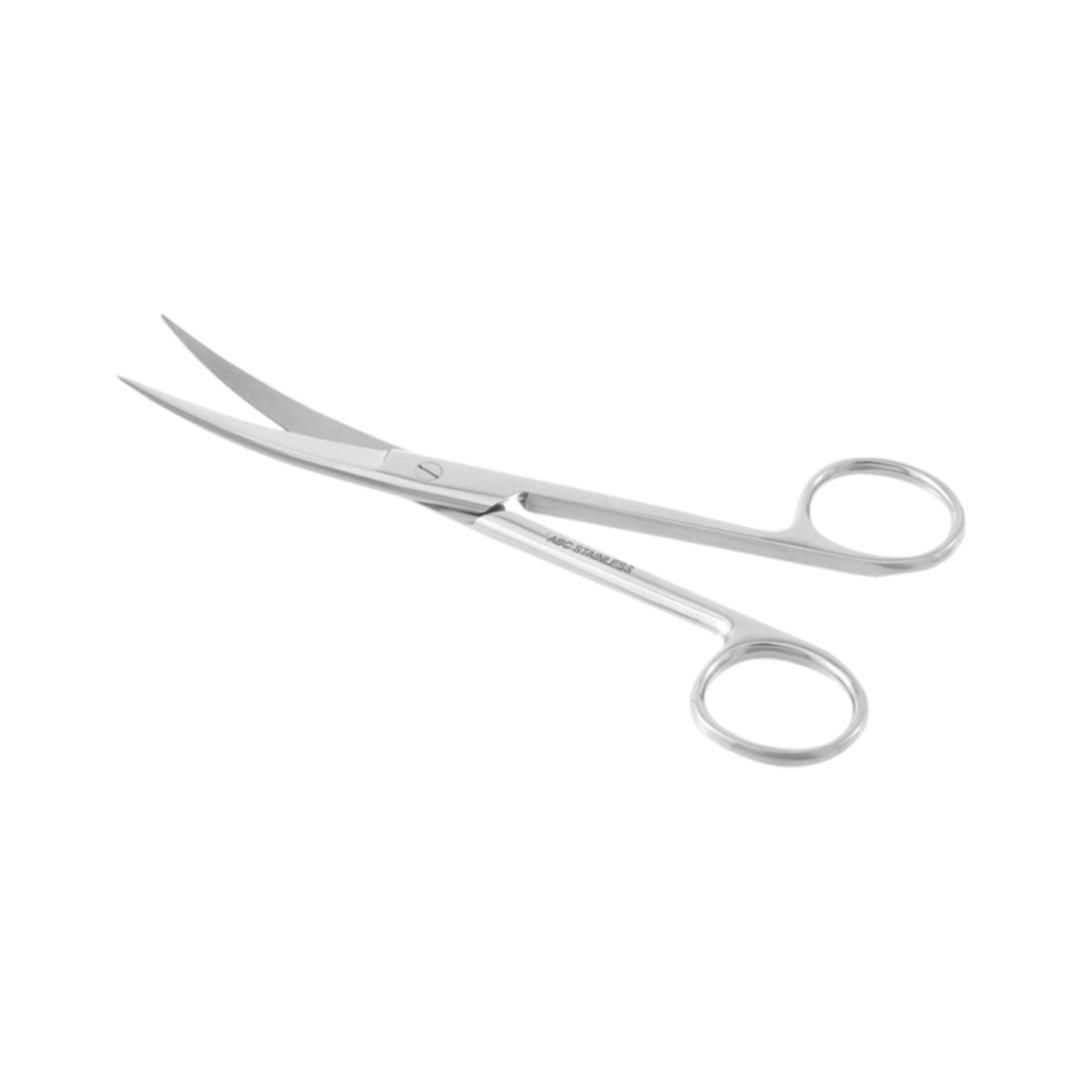 TESOURA CIRURGICA 17CM CURVA F/F COD. 318...