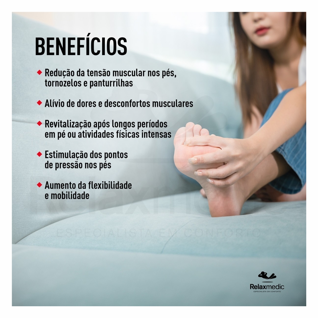 MASSAGEADOR DE PÉS MULTI 4 EM 1 RELAXMEDIC