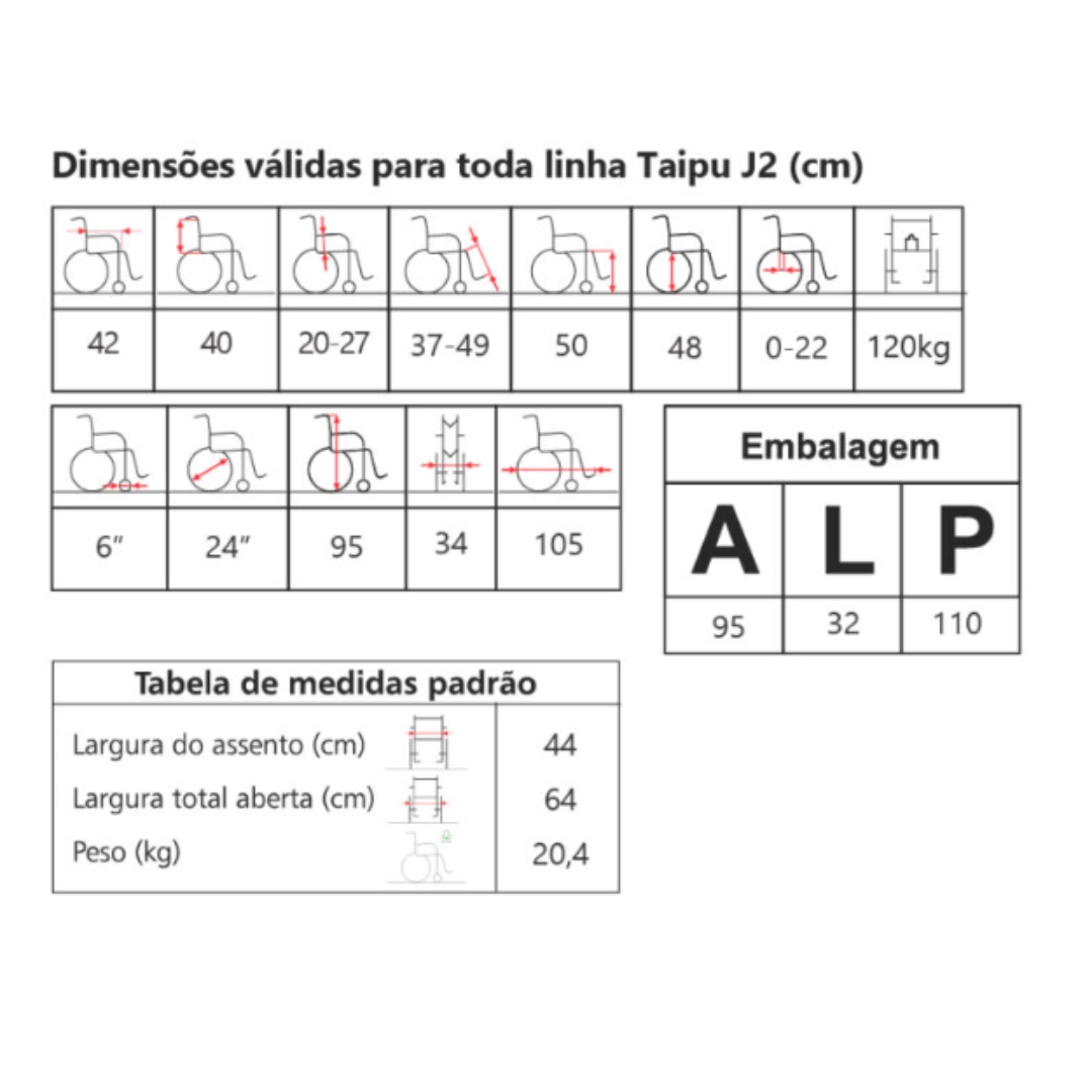 CAD DE RODAS TAIPU J2 JAGUARIBE