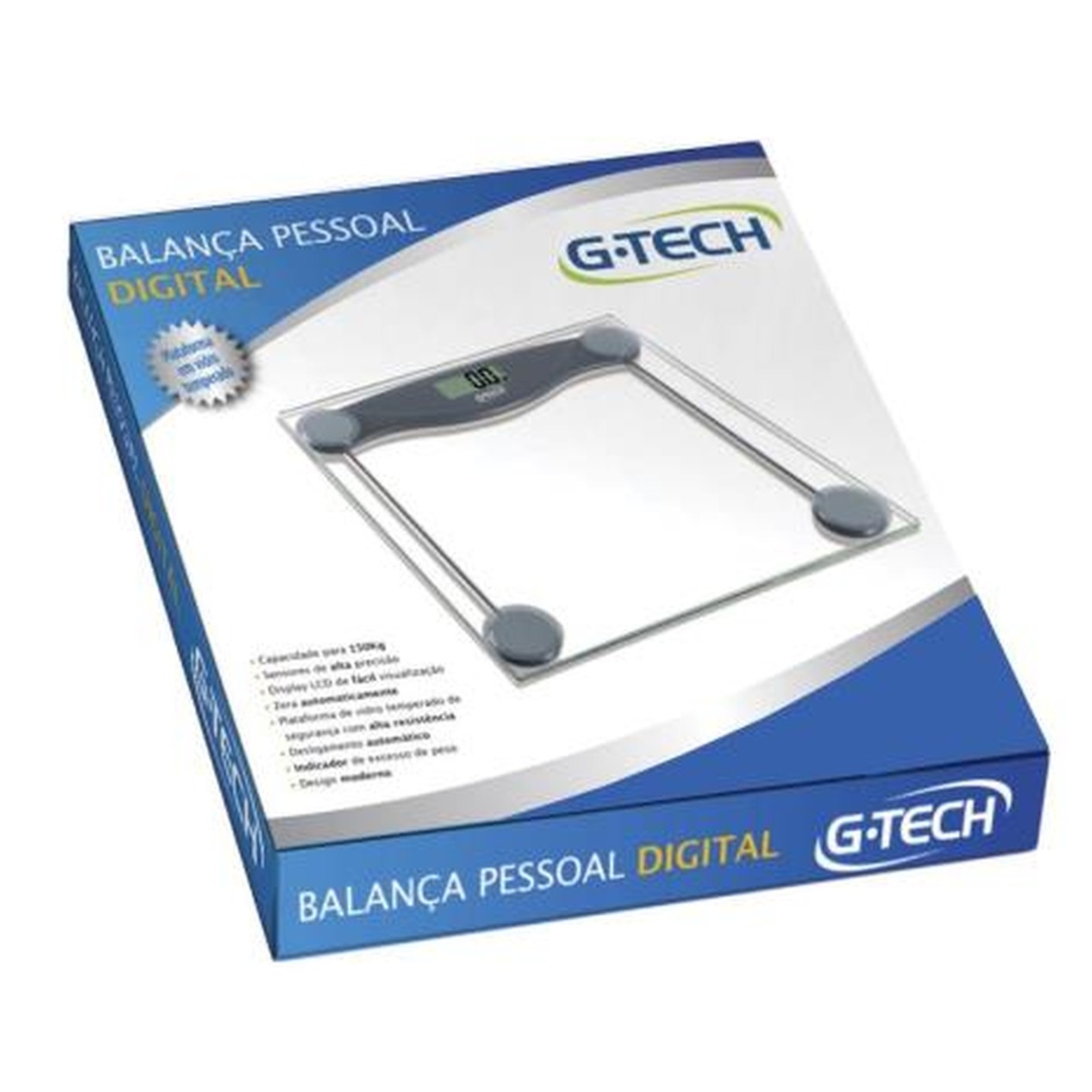 BALANÇA DIGITAL GLASS 10 G-TECH