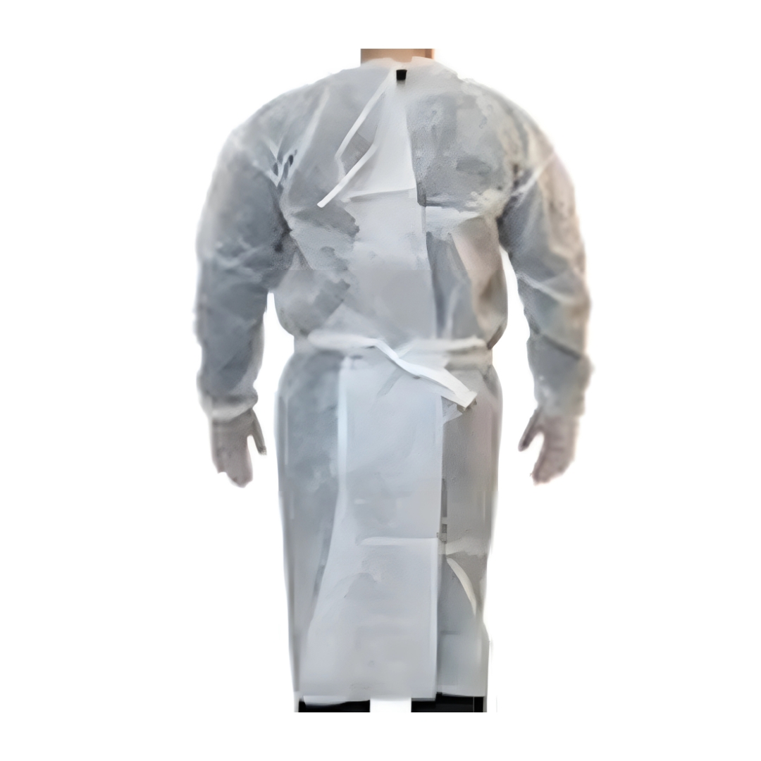 AVENTAL BRANCO C/ PUNHO 30GR  MANG. LONGA...