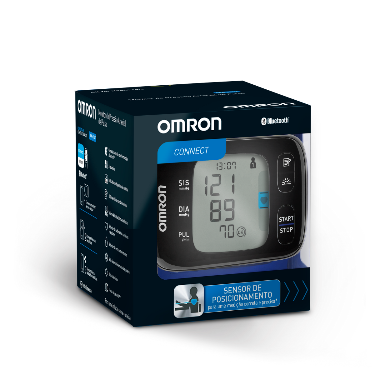 MONITOR DIGITAL DE PULSO BLUETOOF HEM 623...