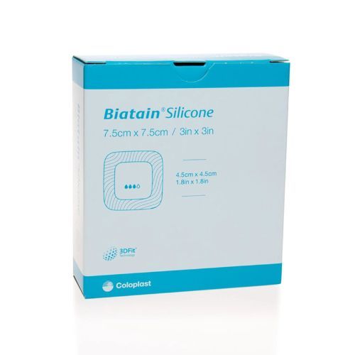 BIATAIN SILICONE 33434 7,5X7,5CM COLOPLAST