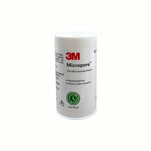 MICROPORE BRANCO 100MMX10M 3M