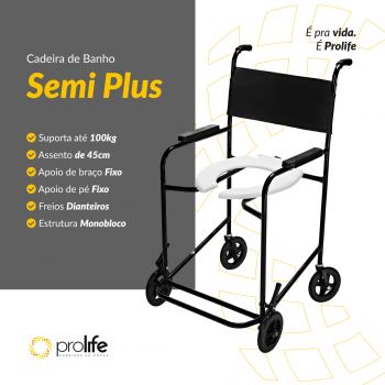 CAD DE BANHO PL2000 SEMI PLUS 100KG PROLIFE
