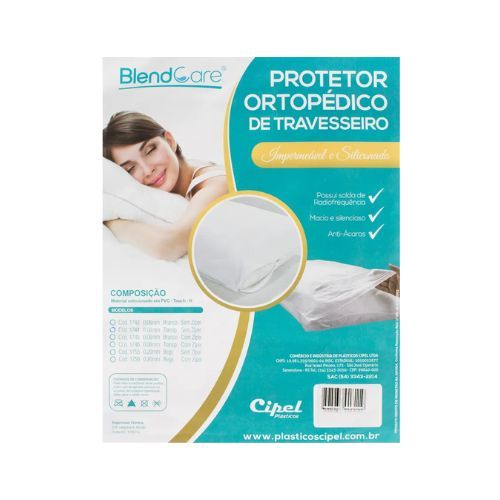 PROTETOR (FRONHA) DE TRAVESSEIRO SILICONI...