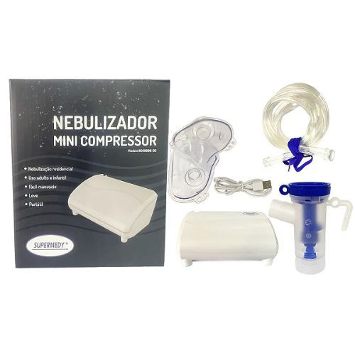 NEBULIZADOR MINI COMPRES BIVOL  BC68006 S...