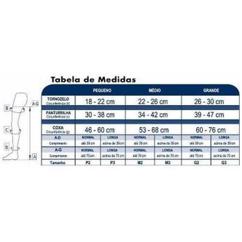 MEIA SIGVARIS EVER SHEER 782 AF COXA 20-30