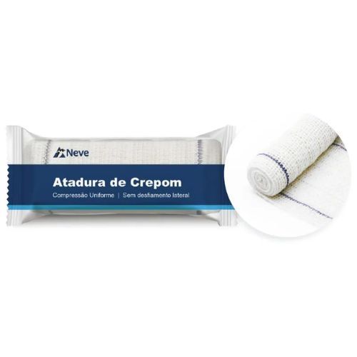 ATADURA DE CREPOM 10CMX1,8M NEVE