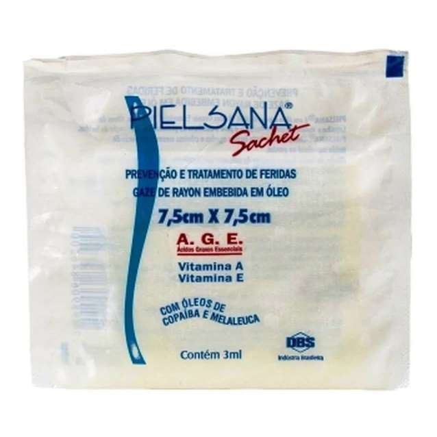 GAZE DE RAYON 7,5X7,5CM PIELSANA SACHET