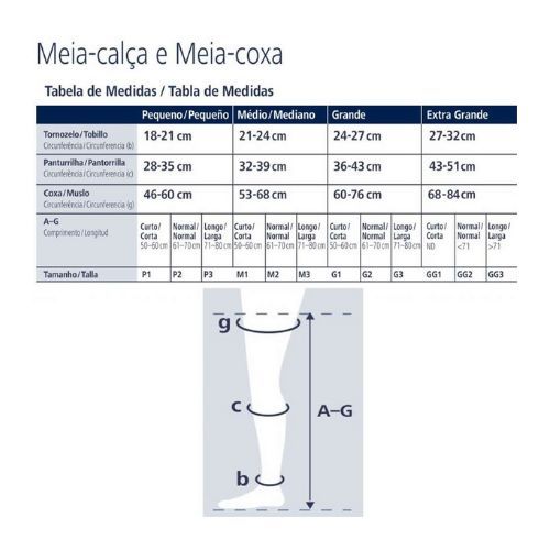 MEIA SIGVARIS CALÇA PREMIUM 863 AT