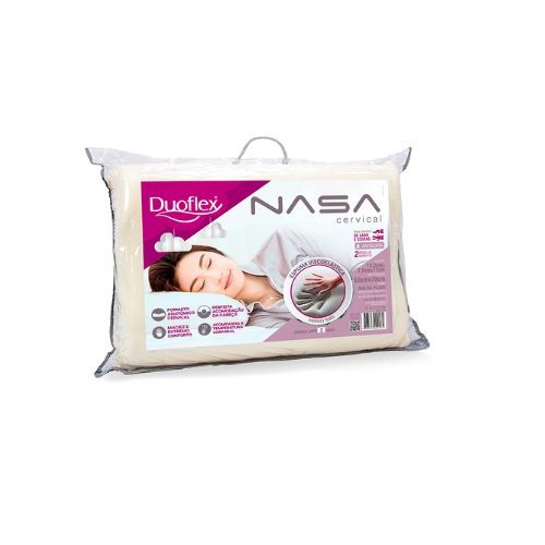 TRAVESSEIRO NASA CERVICAL 50X70CM DUOFLEX