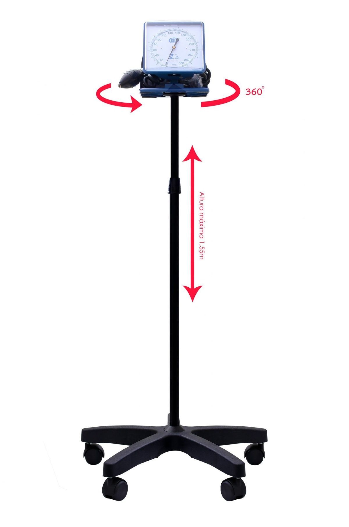 AP. DE PRESSÃO ADUL RODIZIO (PEDESTAL) CO...